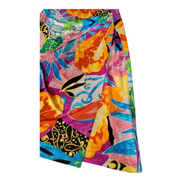 Lauren Ralph Lauren Dress‎ Tropical Multicolor Sleeveless Women's Size 12 - Picture 7 of 15